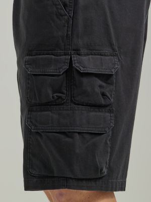 Wrangler&reg; Men's Five Star Premium Stacked Cargo Short in Black alternative view 5