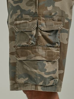 Wrangler&reg; Men's Five Star Premium Stacked Cargo Short in Shadow Brown Camo alternative view 8