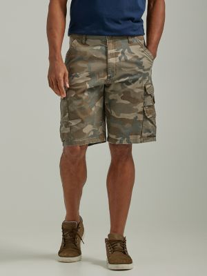 Wrangler® Men's Five Star Premium Stacked Cargo Short in Shadow Brown Camo