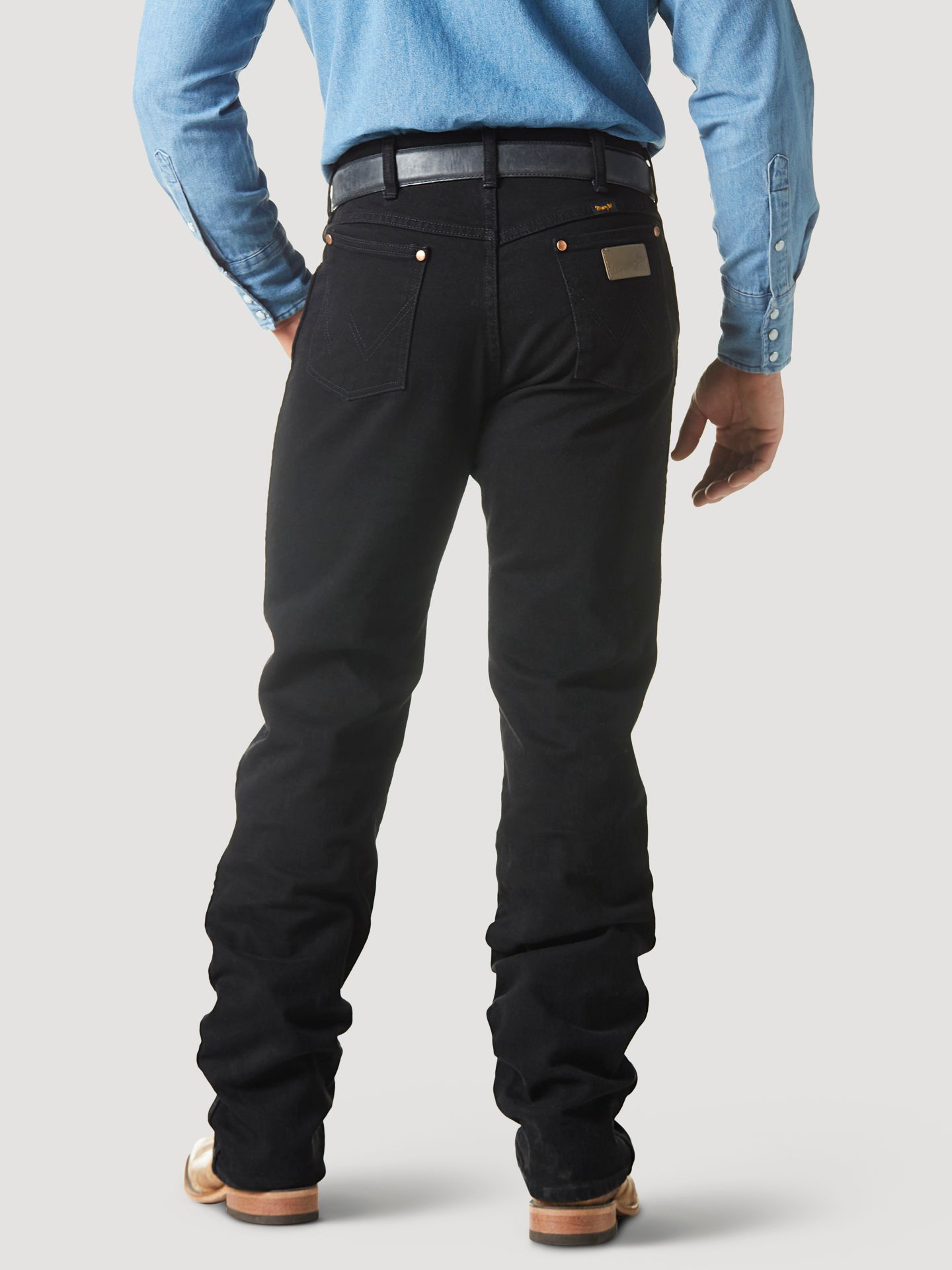 Мужские джинсы Wrangler Cowboy Cut® Original Fit Active Flex, цвет: Чёрный — фото 2