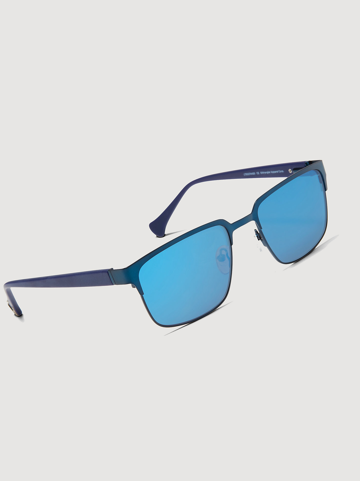 Men's Rectangle Sunglasses in Blue alternative view 2