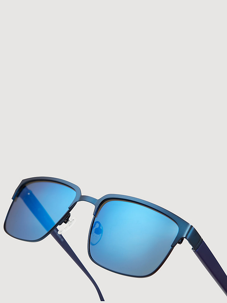 Men's Rectangle Sunglasses in Blue main view