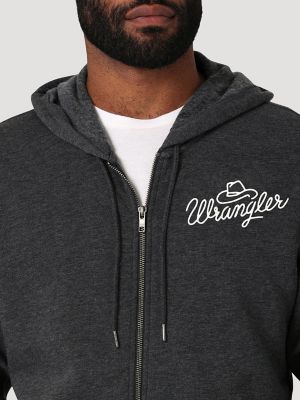 Mens best sale wrangler hoodie