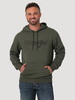 Wrangler Mens Long Live Cowboys Hoodie - 112336434