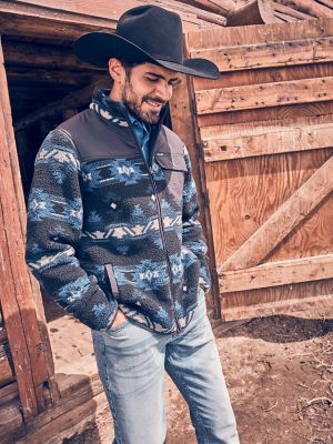 Men's Wrangler Zip Front Lightweight Ripstop Yoke Sherpa Jacket | JACKETS &  OUTERWEAR | Wrangler®