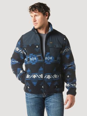 Men's Wrangler Zip Front Lightweight Ripstop Yoke Sherpa Jacket | JACKETS &  OUTERWEAR | Wrangler®