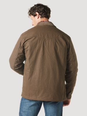 Men's Western Lined Canvas Barn Coat