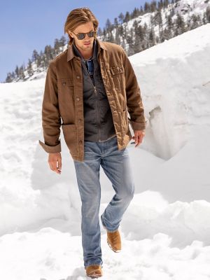 Men's Western Lined Canvas Barn Coat