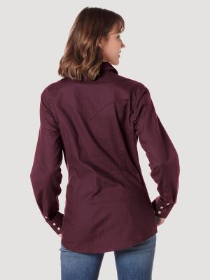 Lucky Brand Women's Raya Top, Rusted Burgundy, X-Large at  Women's  Clothing store: Fashion T Shirts