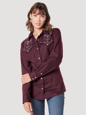 WRANGLER® - WRANGLER WOMEN - WESTERN WORK SHIRT