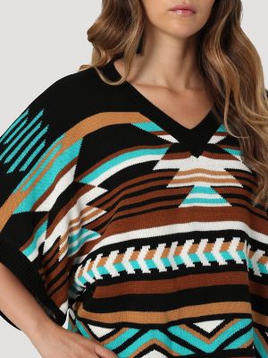 Loose hot sale poncho sweater