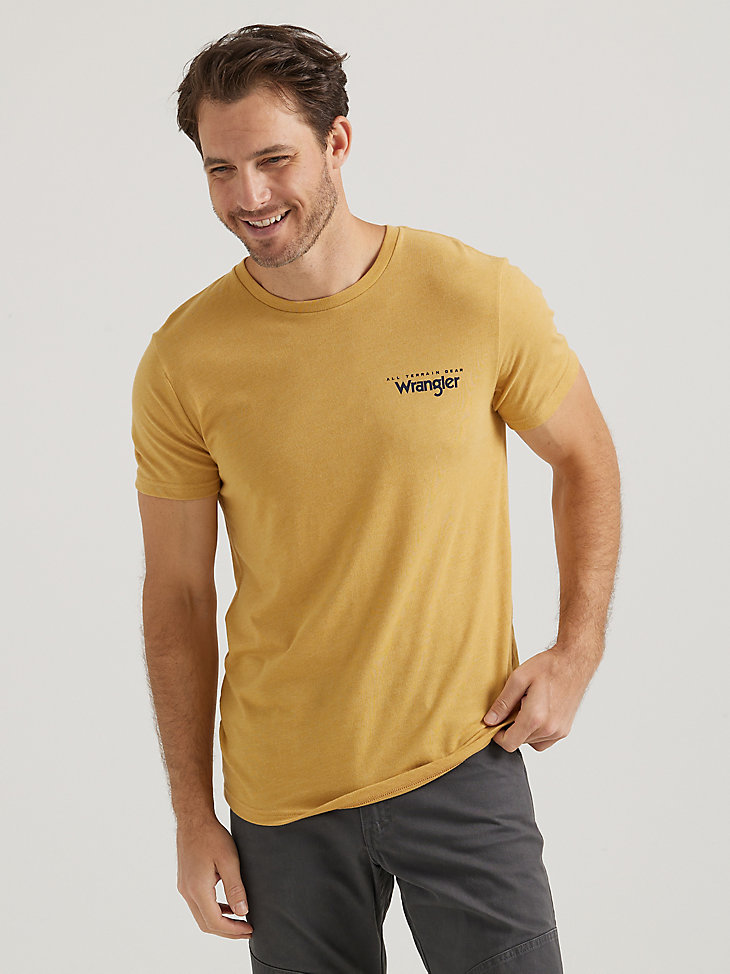 ATG By Wrangler® Men's Mountain Path T-Shirt in Pale Gold alternative view
