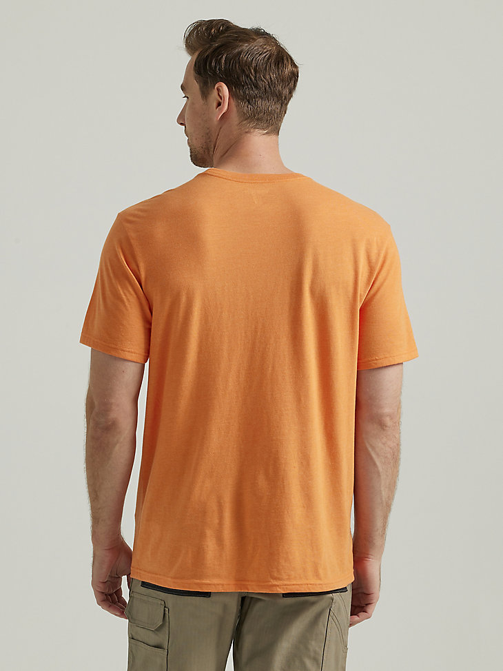 Wrangler® RIGGS Workwear® Relaxed Front Graphic T-Shirt in Harvest Pumpkin alternative view 4