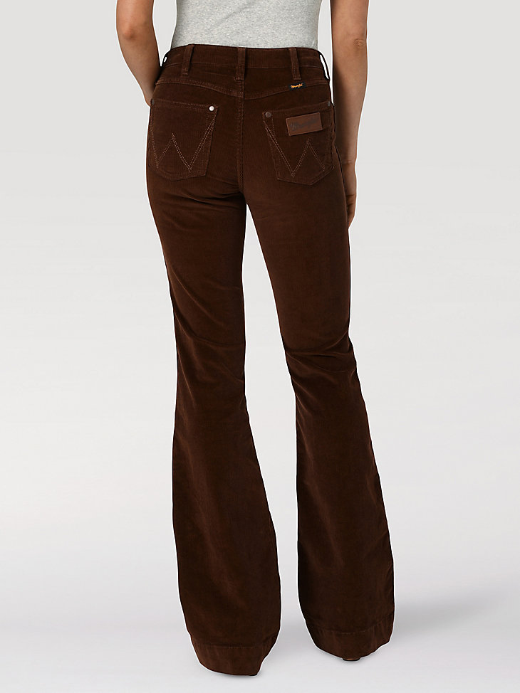 Women's Wrangler Retro® High Rise Corduroy Trouser Jean in Brooke alternative view