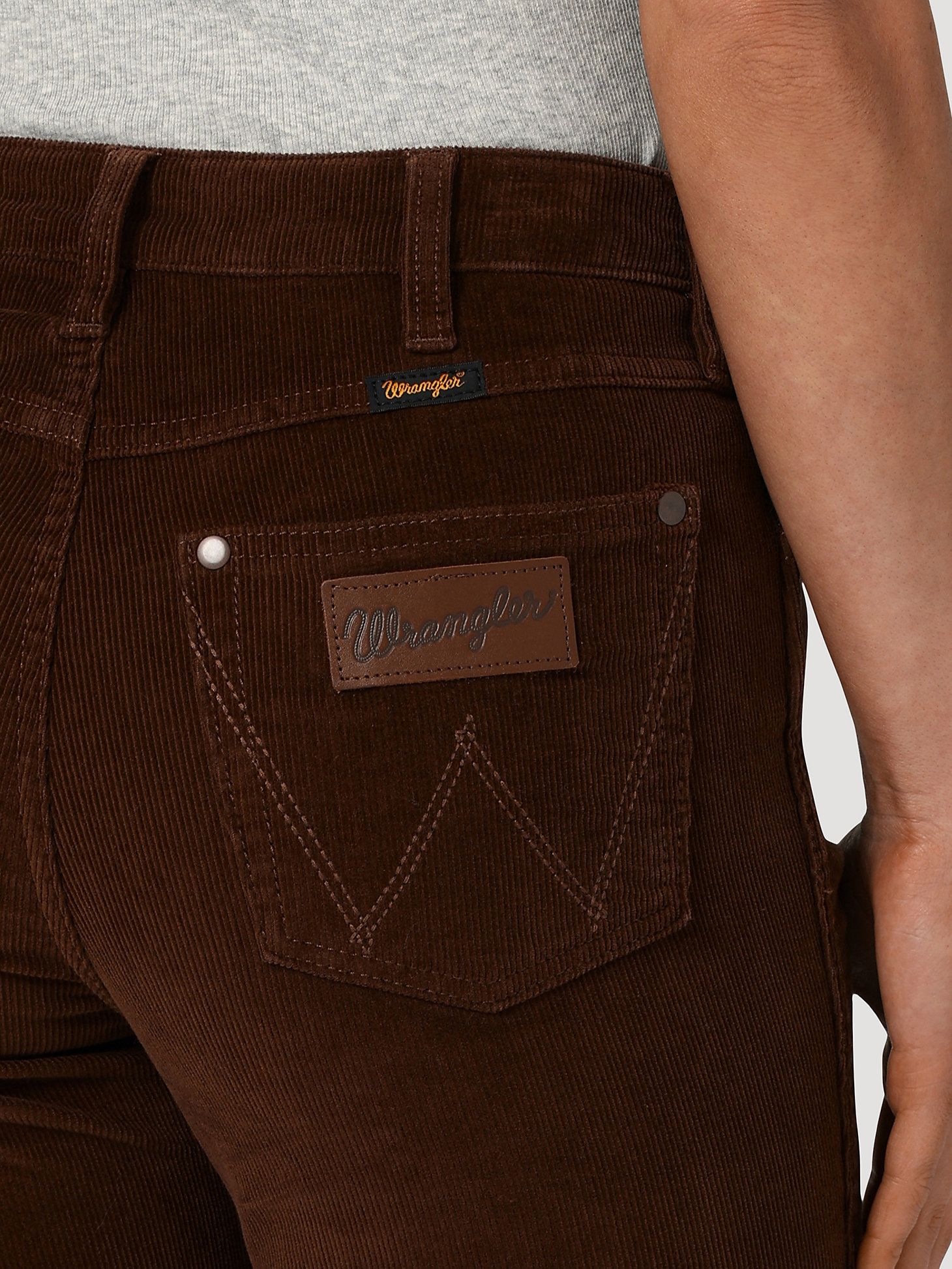 Women's Wrangler Retro® High Rise Corduroy Trouser Jean in Brooke alternative view 4