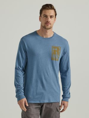 Wrangler® RIGGS Workwear® Relaxed Back Long Sleeve Graphic T-Shirt in  Bering Sea