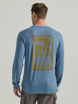 Wrangler Riggs Men's Denim Long Sleeve Work Shirt