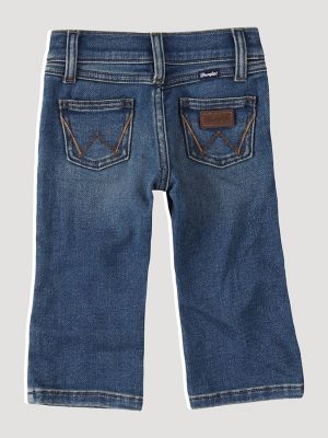 Little Boy's Stitched Pocket Bootcut Jean in Ropin' alternative view