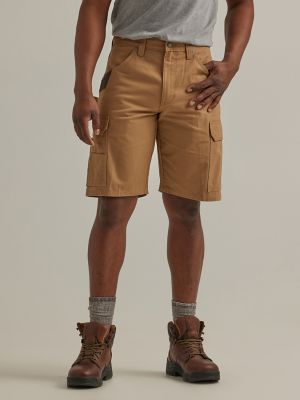 black-cargo-shorts