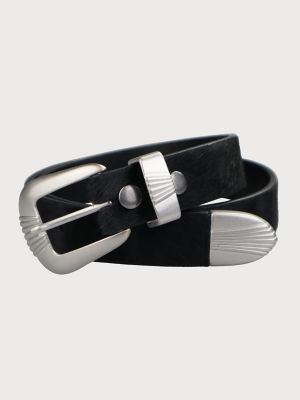 Women's Horse Hair Cow Belt