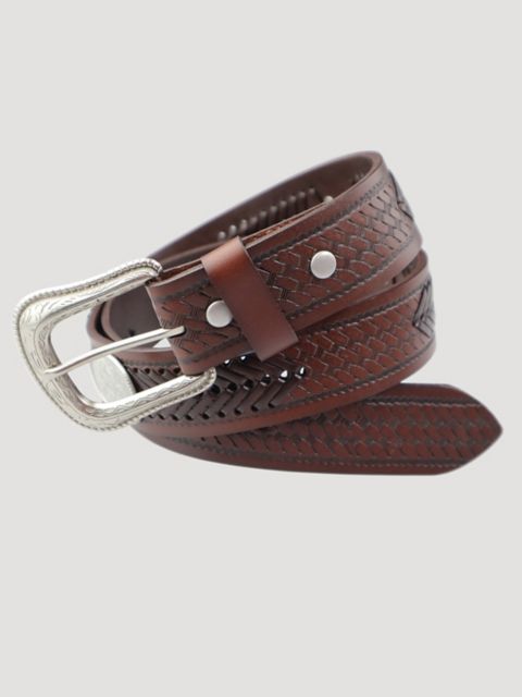 Мужские ремни Wrangler Men's Basket Weave Conchos Belt