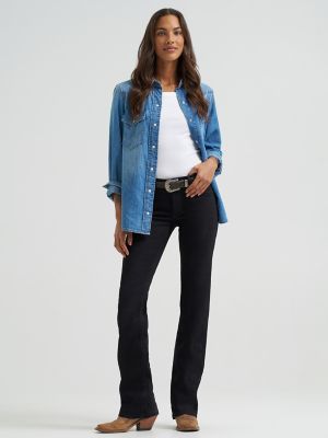 Women's Wrangler&reg; Ultimate Riding Jean Willow Mid-Rise Bootcut in Molly