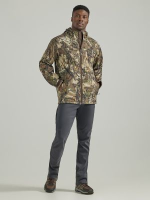 Wrangler ATG Men's All-Terrain Realtree Camo Fleece Zip-Front