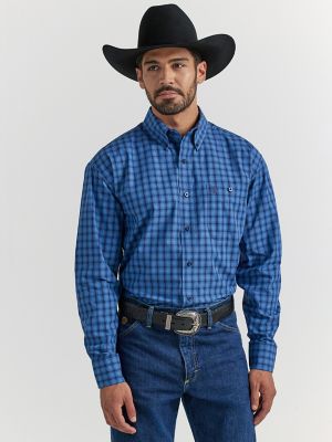 Wrangler® George Strait™ Long Sleeve Button Down One Pocket Shirt | Men ...