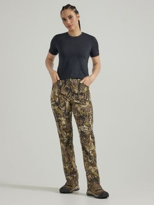 Wrangler ATG Women's Canvas Pant, Camo, 4 Short