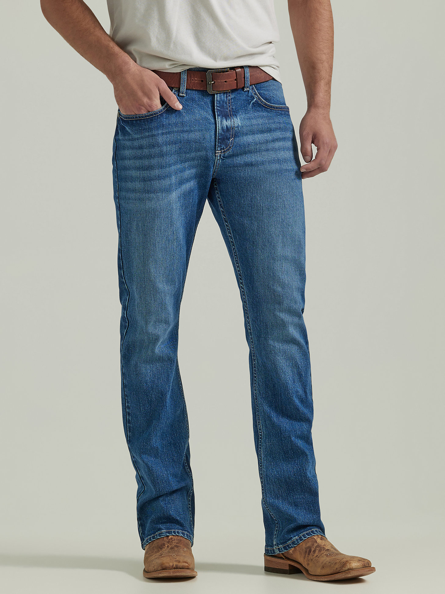 Men's Wrangler® 20X® No. 42 Vintage Bootcut Jean in Sorrel main view