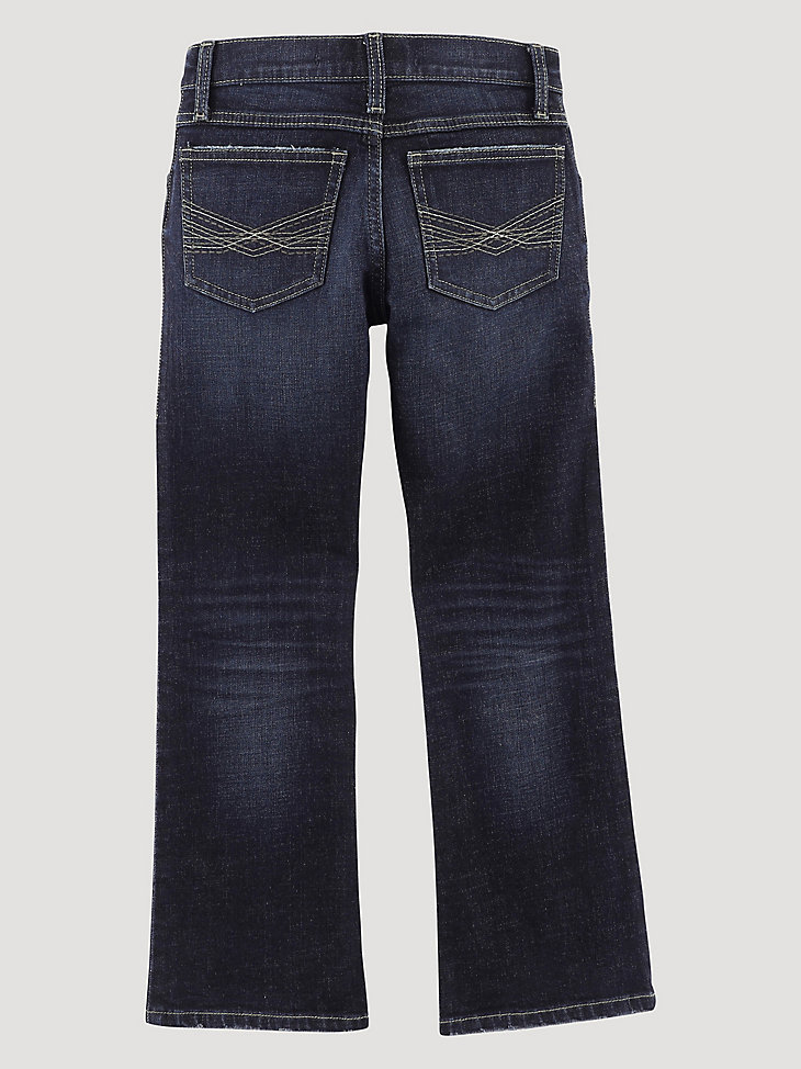 Boy's Wrangler® 20X® No. 42 Vintage Bootcut Slim Fit Jean (4-20) in Bowden alternative view