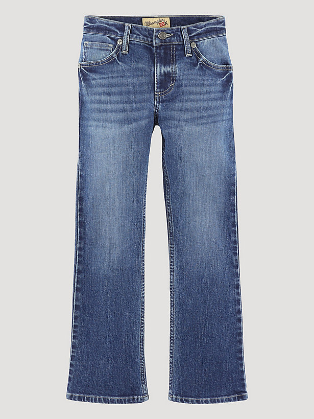 Boy's Wrangler® 20X® No. 42 Vintage Bootcut Slim Fit Jean (4-20) in Sorrel