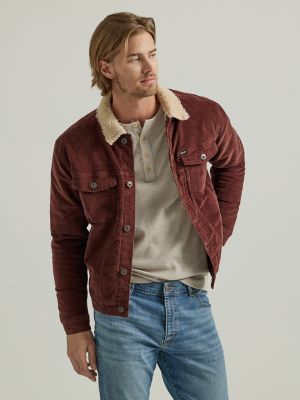 Red Corduroy Jacket + Brown Pullover  Red corduroy jacket, Corduroy  jacket, Men style tips