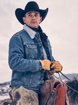 Wrangler® Western Sherpa Lined Denim Jacket