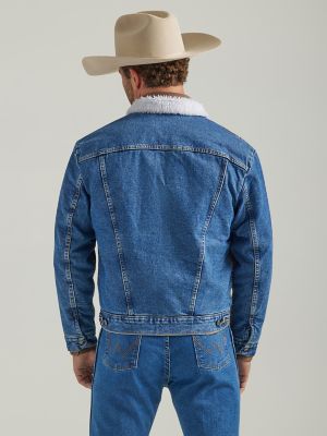 West Louis™ Cowboy Fleece Denim Jacket