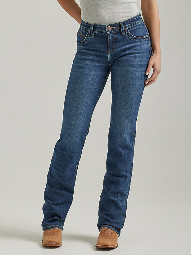 Women's Wrangler® Ultimate Riding Jean Q-Baby Mid-Rise Bootcut in Amy
