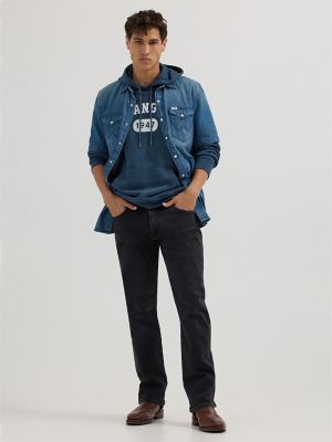 Men's Bootcut Jean in Night Fever Black alternative view 7
