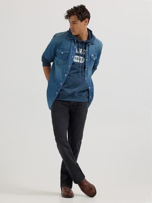Men's Bootcut Jean in Night Fever Black alternative view 8