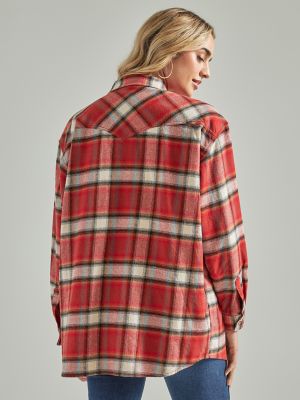 boyfriend plaid flannel shirt