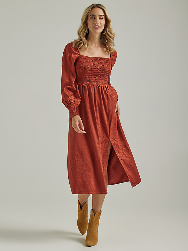 Women's Wrangler Retro® Shine Smocked Bodice Dress