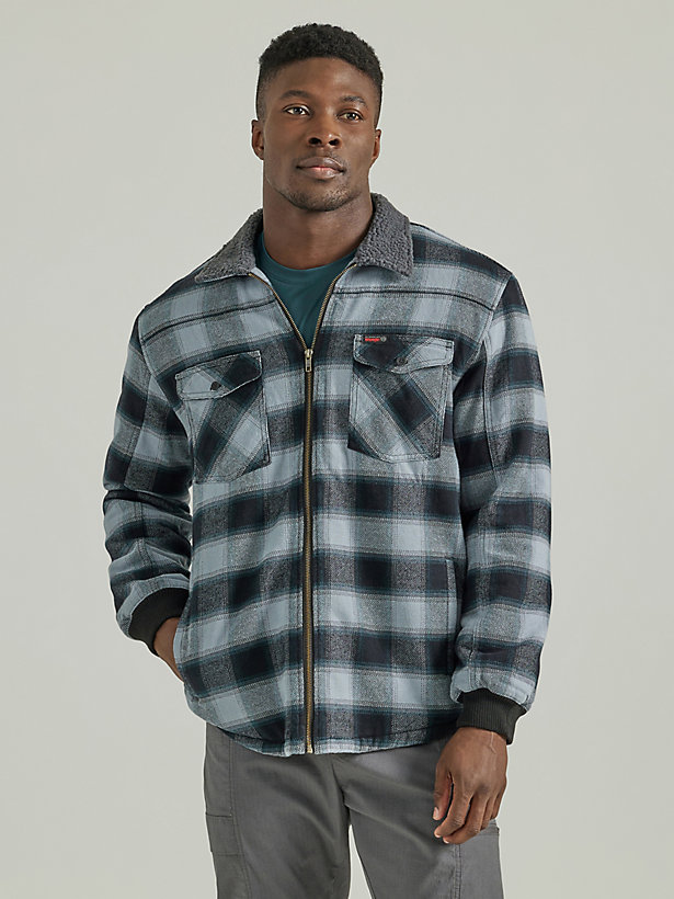 ATG by Wrangler™ Men's Sherpa Lined Flannel Shirt Jacket