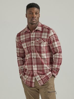 Essentials Men's Regular-Fit Long-Sleeve Flannel Shirt, Red Buffalo  Plaid, X-Small : : Clothing, Shoes & Accessories