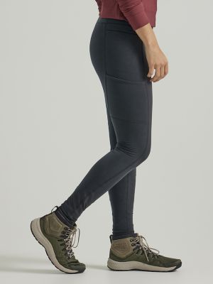Lands' End Women's Tall Active Crop Yoga Pants - Small Tall - Black : Target