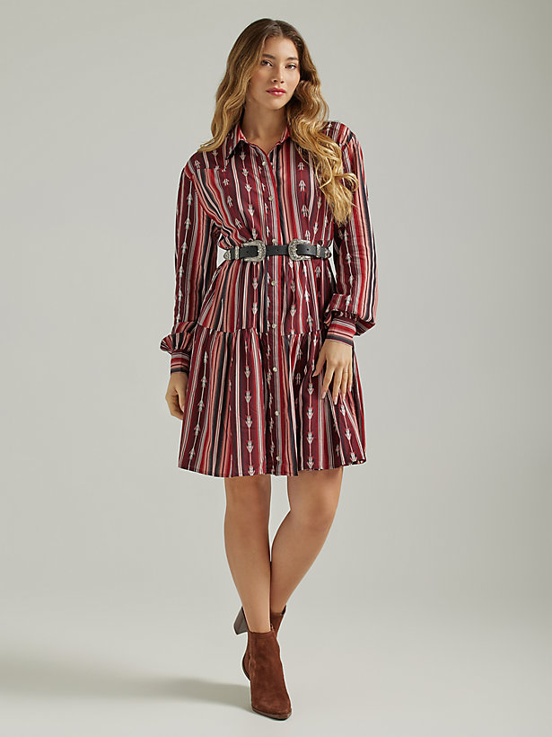 Women's Wrangler Retro® Western Snap Tiered Dress