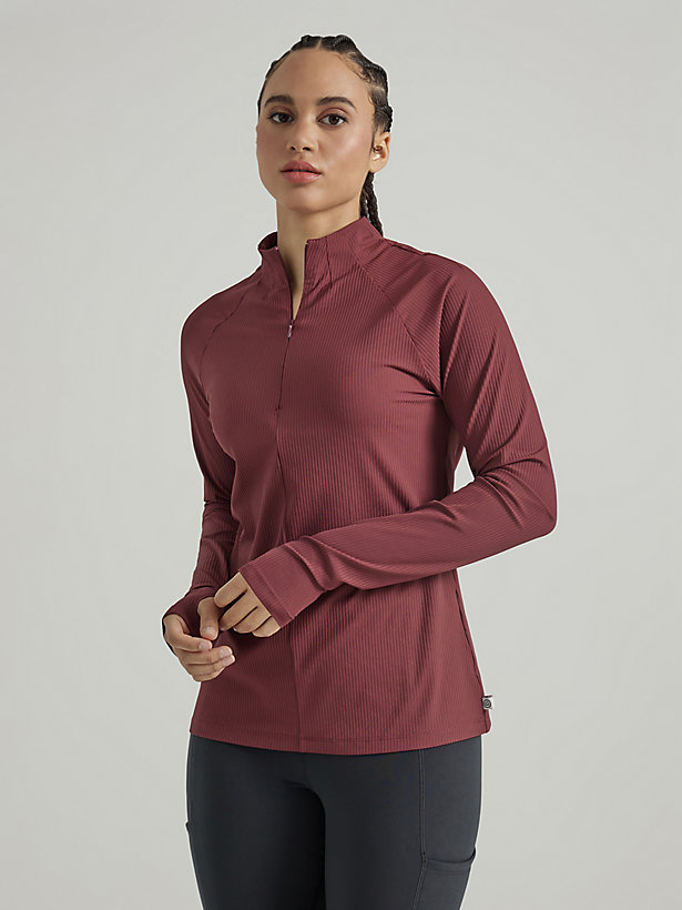 ATG by Wrangler® Women's FWDS Pullover in Mahogany