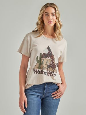 Women's Wrangler Western Graphic Boyfriend Tee