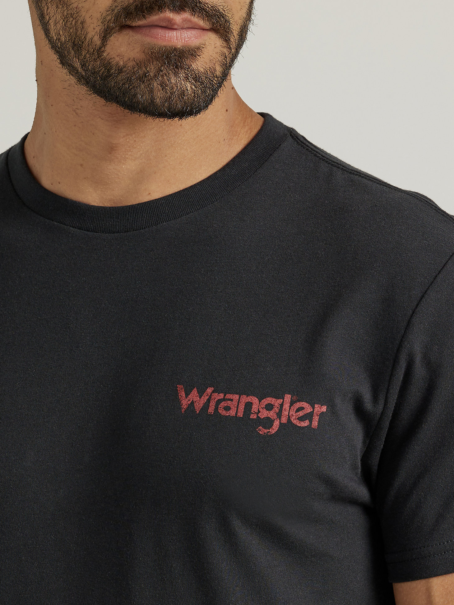 Wrangler® George Strait™ Back Graphic T-Shirt in Jet Black alternative view 2