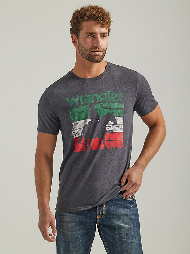 Men's Mexico Horse Rider Graphic T-Shirt