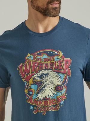 Men's American Legend Graphic T-Shirt in Midnight Navy