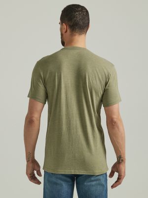 Green t shirt on sale back